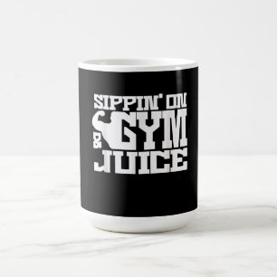 Caneca Mágica Sippin No Gym- Suco - Camisas De Trabalho De Menin