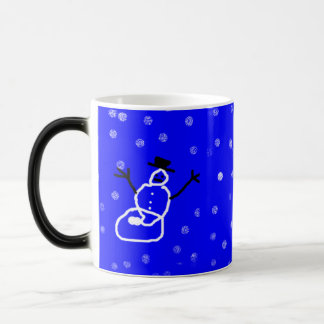 Caneca Mágica Snowman Holiday Christmas Mug Personalizável