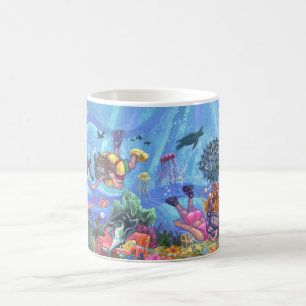 Caneca Mágica Sob o mar