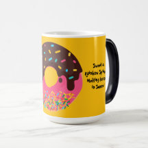 Sobremesa, Donut com Granulado Colorido, Rosquinha