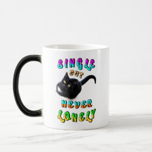 Caneca Mágica Solteiro Mas Nunca Solitário
