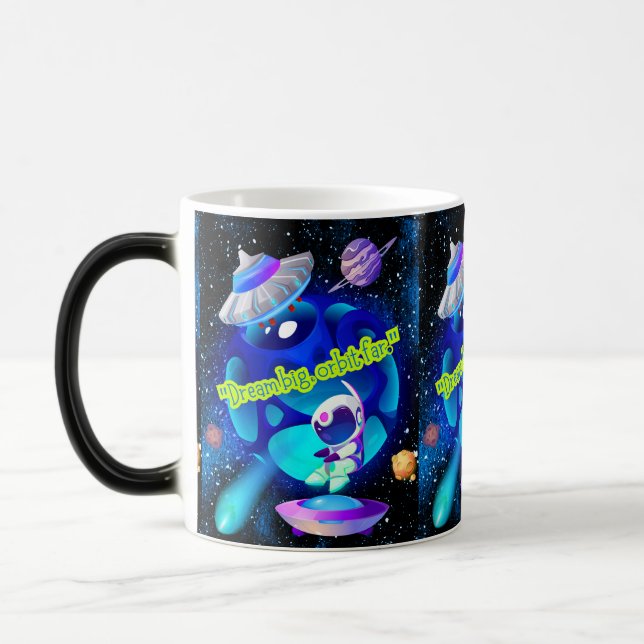 CANECA MÁGICA SONHANDO ÓRBITA DISTANTE  (Esquerda)