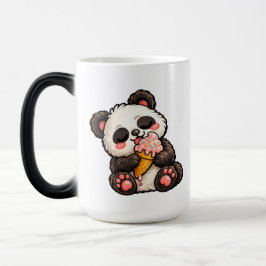 Caneca Mágica Sorvete de Panda Fofo
