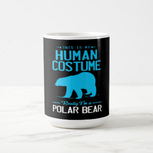 Caneca Mágica Sou Um Urso Polar Este É O Meu Amante de os anima