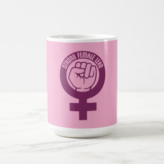 Caneca Mágica Strong Female Lead Feminist Empowerment Quote Logo