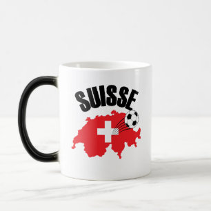 Caneca Mágica Suisse Suiça Map Swiss Soccer