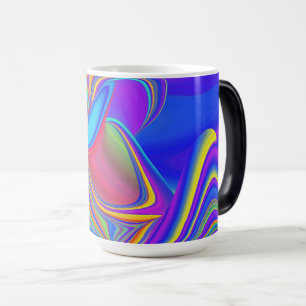Caneca Mágica Summersense, Abstrato 3D Rainbowart