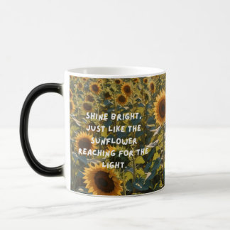 Caneca Mágica Sunflower Field Magic Reveal Mug - Brilhante Como