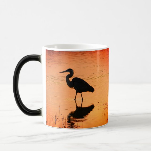 Caneca Mágica Sunrise Heron Morphing Mug (Esquerda)