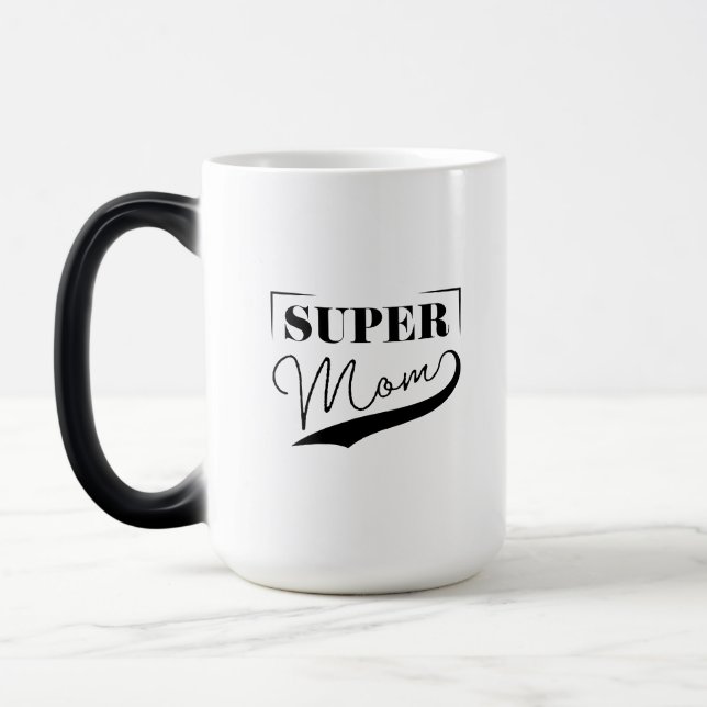 Caneca Mágica Super Mãe (Esquerda)
