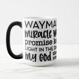 CANECA MÁGICA TADDY NA FLORESTA E FÉ EM DEUS MÚG