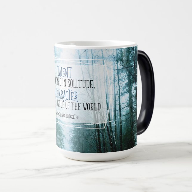 Caneca Mágica Talento E Caráter (Frente Esquerda)