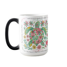 Tartaruga do Mar de Boho, cristã, 11 ou 15 oz, ros