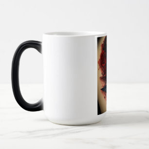 Caneca Mágica Tatuagem estilo rosa compõe lindas evocações