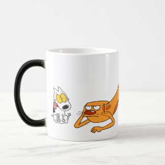 Caneca Mágica Taza Catdog y Rocko