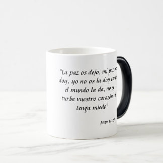 Caneca Mágica Taza con texto bíblico