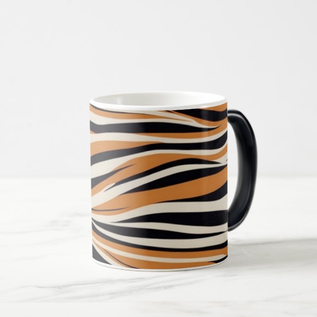 Caneca Mágica Taza de café clásica estilo de tigre  (Frente Esquerda)