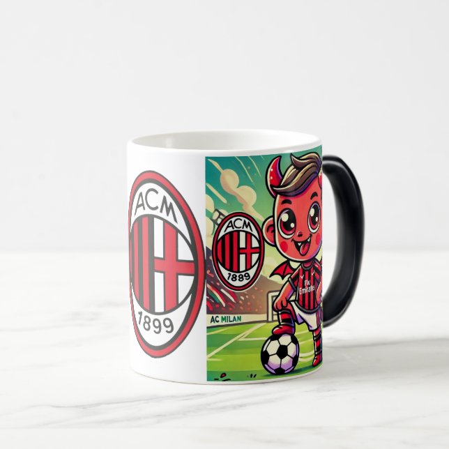 Caneca Mágica Tazza Milan calcio (Frente Esquerda)