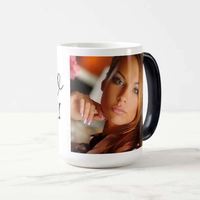 Caneca Mágica Tchau Bella! Foto personalizada (Frente Esquerda)