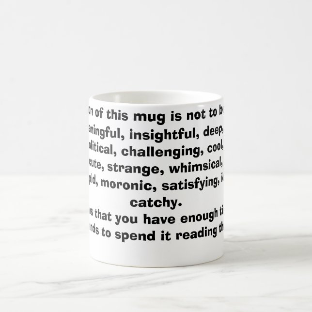 Caneca Mágica Tempo em suas mãos (Centro)