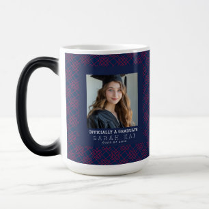 Caneca Mágica Tese de Doutorado com Padrão Xadrez na Moda