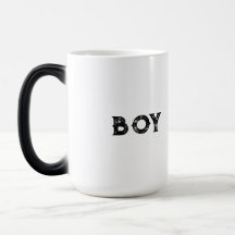 Texto de Morphing Mug Personalizado - Nome "Boy" R