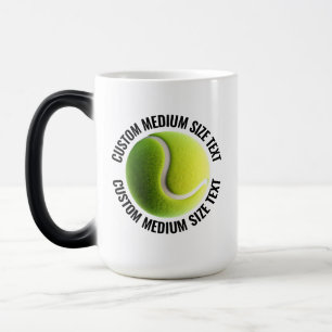 Caneca Mágica Texto Médio, Bola de Tênis 425g Personalizado com