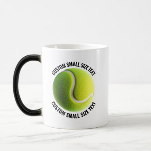 Caneca Mágica Texto Pequeno & Bola de Tênis 325ml Personalizado