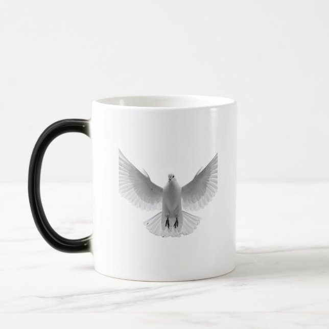 Caneca Mágica "Thank You" Peace Dove in Flight (Esquerda)