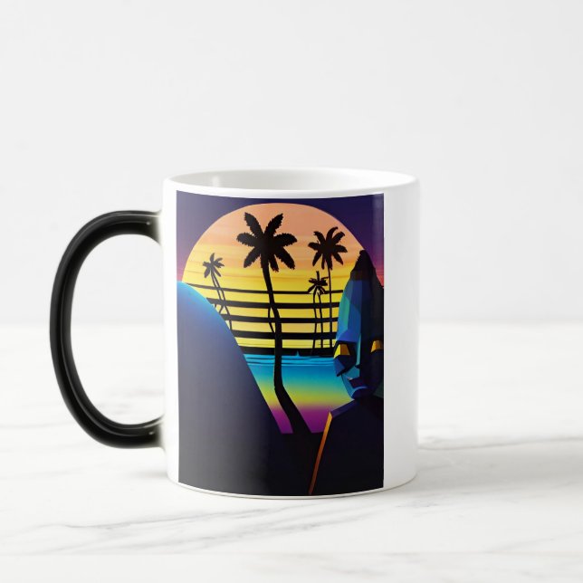 Caneca Mágica Tiki Night Synthwave Ken Gage (Esquerda)