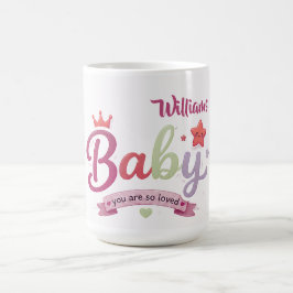 Caneca Mágica Tipografia de Bebê Fofo – Você é tão amado
