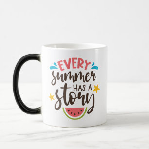 Caneca Mágica Todo verão tem uma história, aventuras de verão
