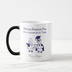 Caneca Mágica Tornando a Gramática Divertida Uma Lição de Cada V