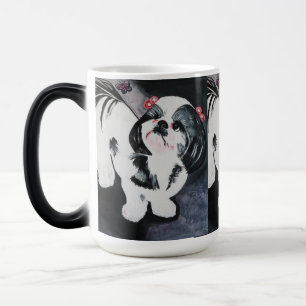 CANECA MÁGICA TORTA SHIH   TZU DO DOCINHO