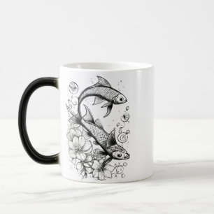 Caneca Mágica Tranquil Koi Pond Morphing Mug - 11oz