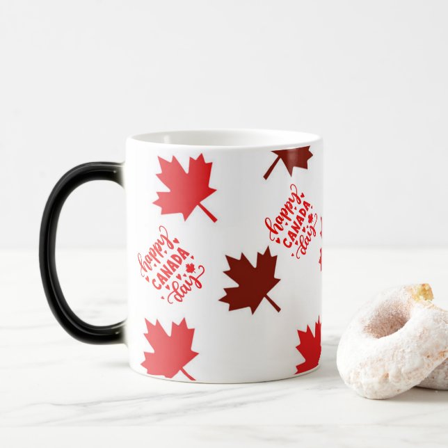 Caneca Mágica Trendy Red Maple deixa feliz o dia do Canadá (Com Donut)