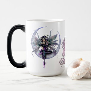 Caneca Mágica Três Fadas Fantasia Arte por Molly Harrison