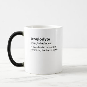 Caneca Mágica Troglodyte - Espeleologia De Cavernas Engraçadas