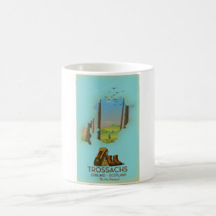 Caneca Mágica Trossachs Stirling Scotland caminhando poster