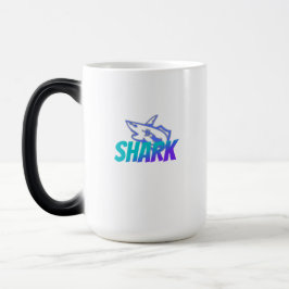 Caneca Mágica Tubarão | Design de Predador Oceânico Ousado para