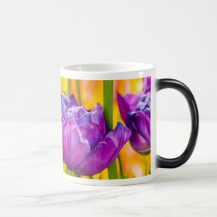 Caneca Mágica Tulipas Encantando Rosa Profundo
