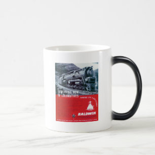 Caneca Mágica Turbina de vapor da locomotiva S-2 PRR de Baldwin