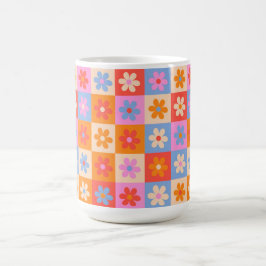 Caneca Mágica Um belo design de flores para vibrações positivas.