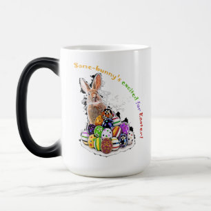 Caneca Mágica Um coelhinho está animado pela Páscoa!