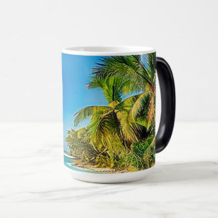 Caneca Mágica Um paraíso tropical.