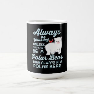 Caneca Mágica Urso De Gelo Gelado Um Urso Polar