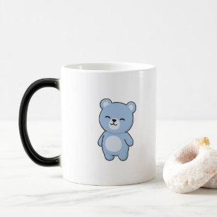Caneca Mágica Urso Feliz Estilo Kawaii Minimalista