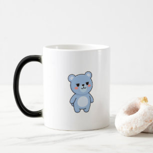 Caneca Mágica Urso Legal Estilo Kawaii Minimalista