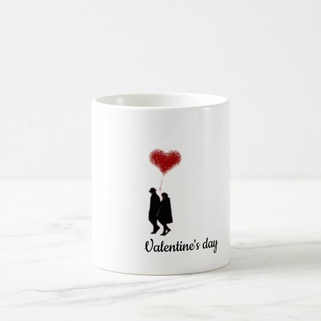 Caneca Mágica Valentine’s Day Love Mug for Couples (Centro)