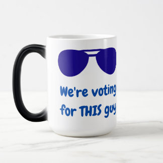 Caneca Mágica Vamos votar nesta cara
